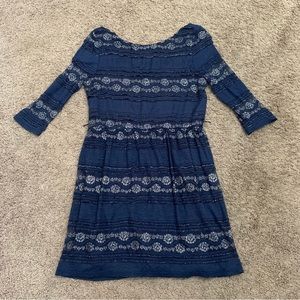 Love Reign Blue Silver Glitter Dress Large - Missing Belt